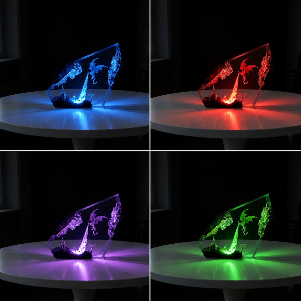 Vorthen Handmade Dragonbound Lamp™