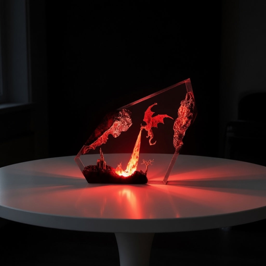 Vorthen Handmade Dragonbound Lamp™